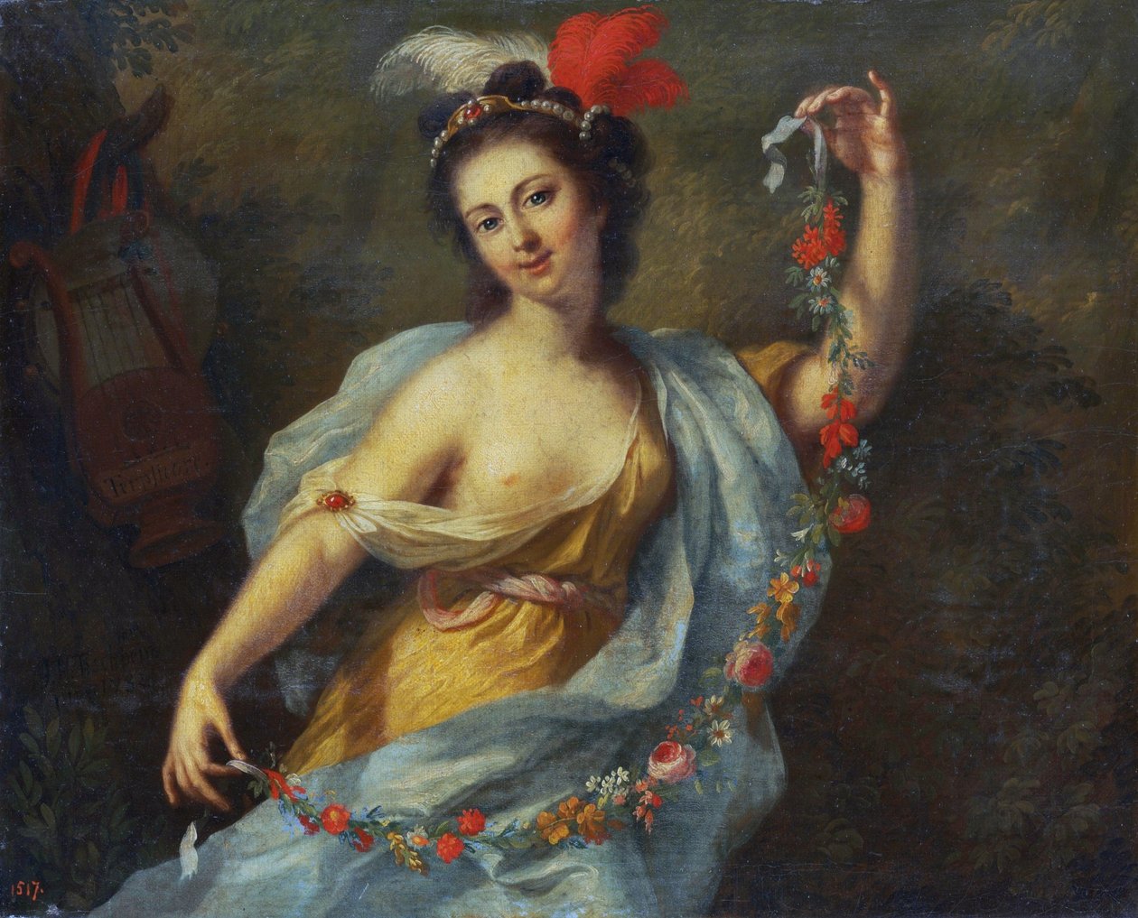 La muse Terpsichore (les neuf muses, 1782) - Johann Heinrich Tischbein