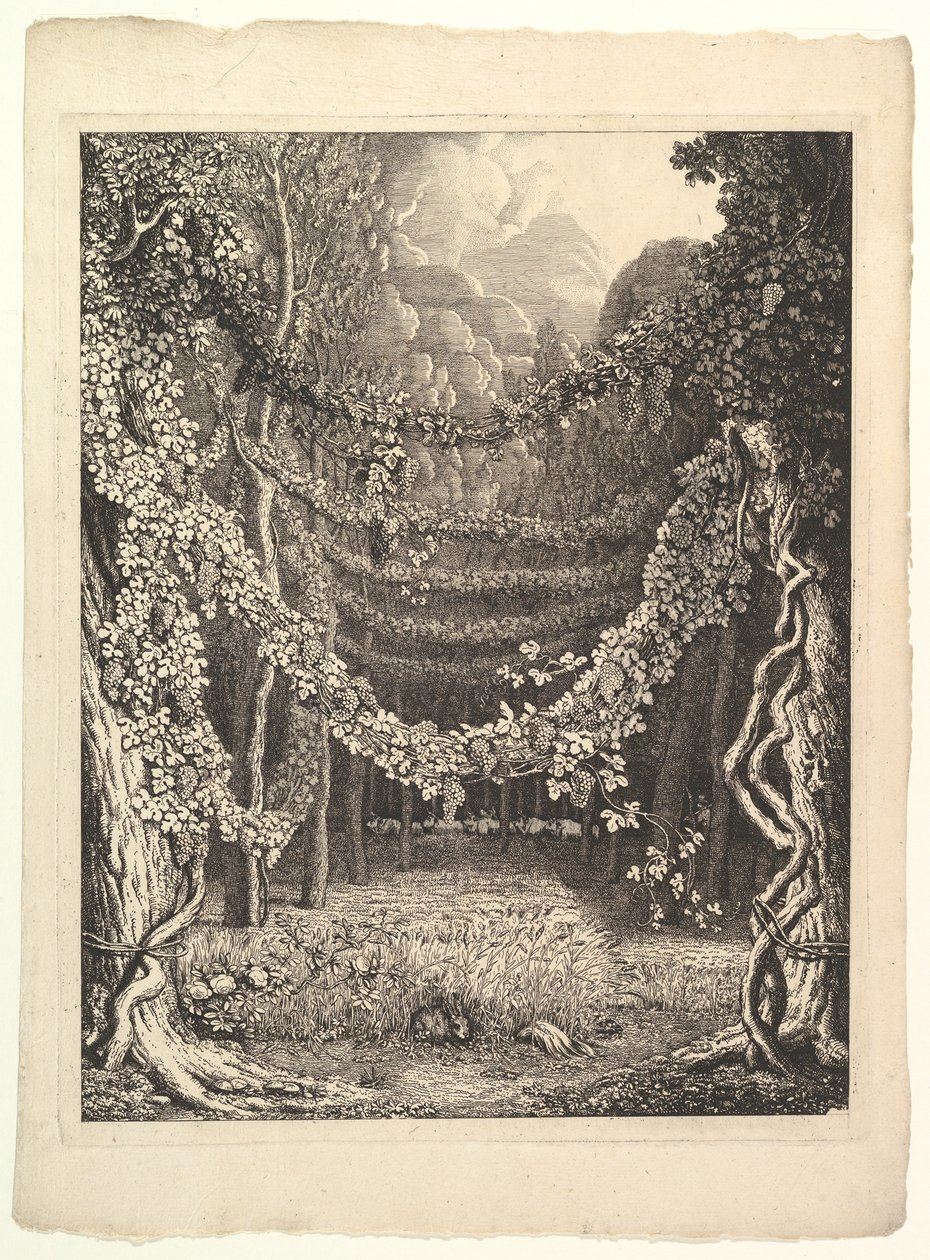 Frontispice pour Heft IV de Homer nach Antiken gezeichnet, Göttingen: Heinrich Diete..., ca. 1796 - Johann Heinrich Wilhelm Tischbein