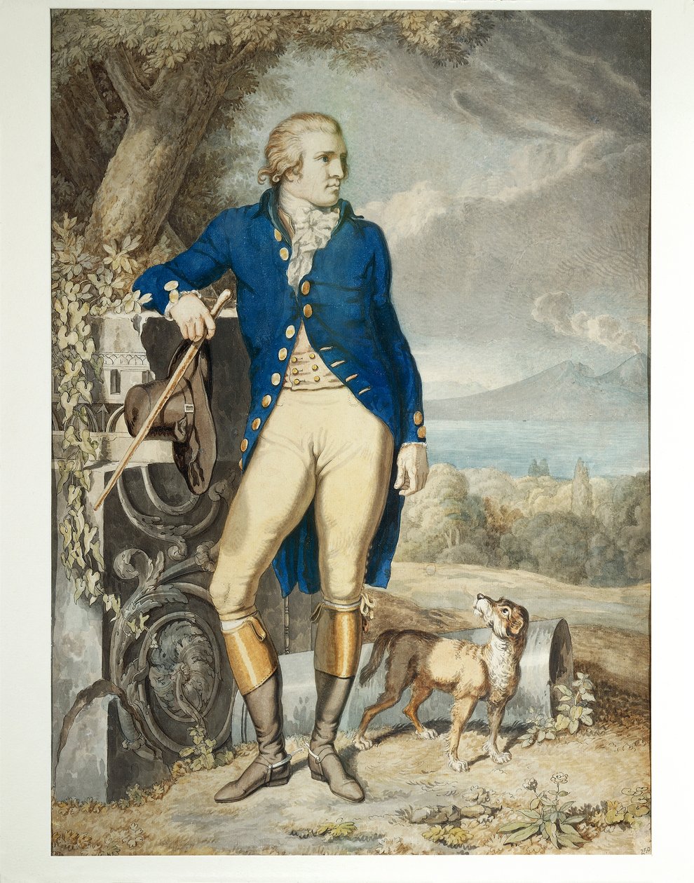 Portrait de Johann Wolfgang von Goethe à la campagne - Johann Heinrich Wilhelm Tischbein