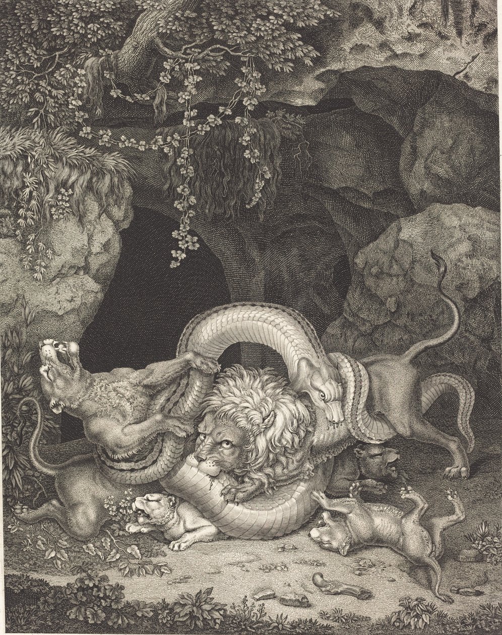 Le Laocoon animal - Johann Heinrich Wilhelm Tischbein