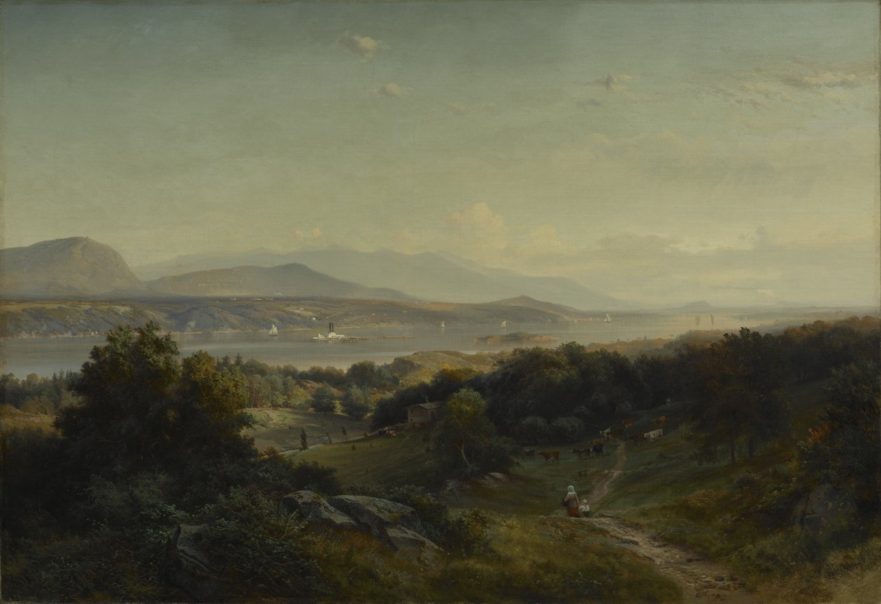 Paysage, Hyde Park, New York, 1859 - Johann Herman Carmiencke
