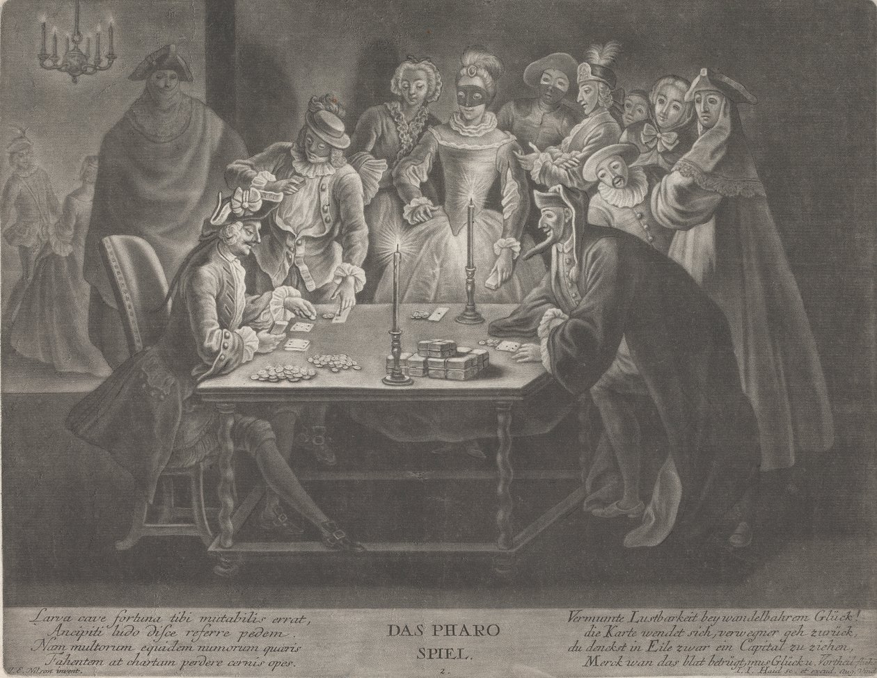 Le jeu du Pharaon - Johann Jacobus Haid