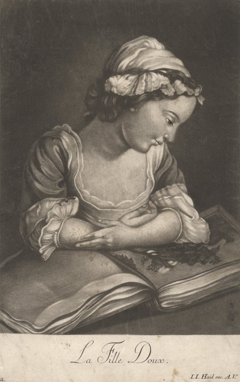 La fille douce - Johann Jacobus Haid