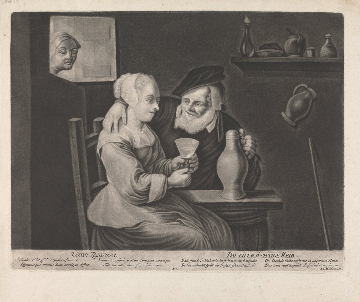 Uxor Zelotypa - Johann Jacobus Haid