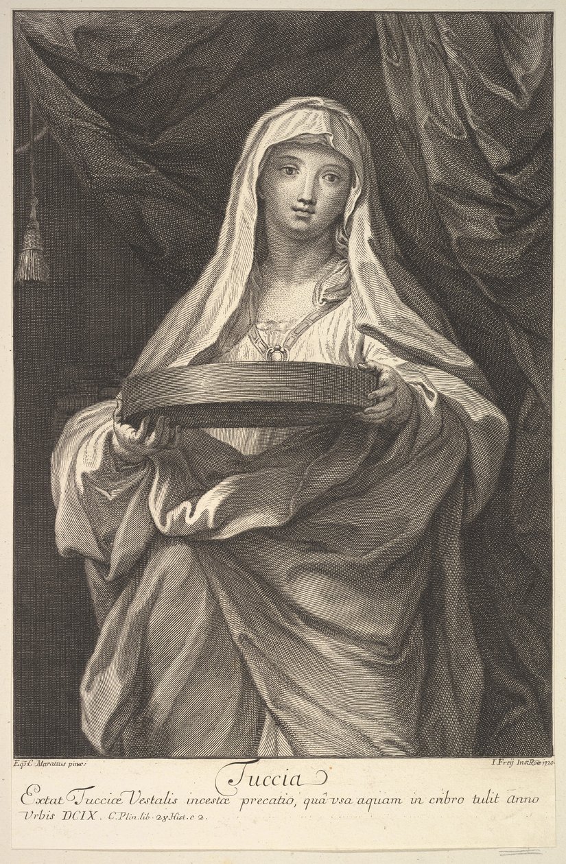 Tuccia, 1720 - Johann Jakob Frey the Elder