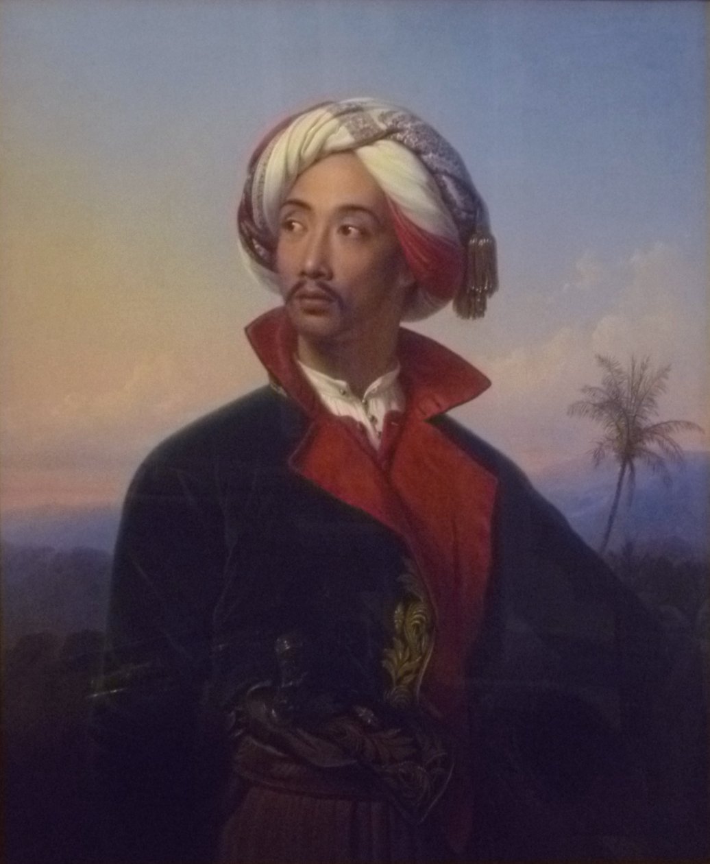 Portrait du Prinz Raden Saleh Syarif Bustaman (1811-1880) - Johann Karl Bähr