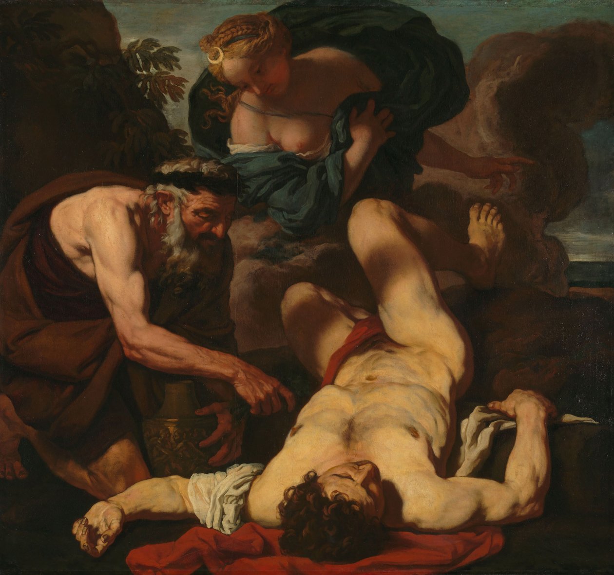 Séléné et Endymion - Johann Karl Loth