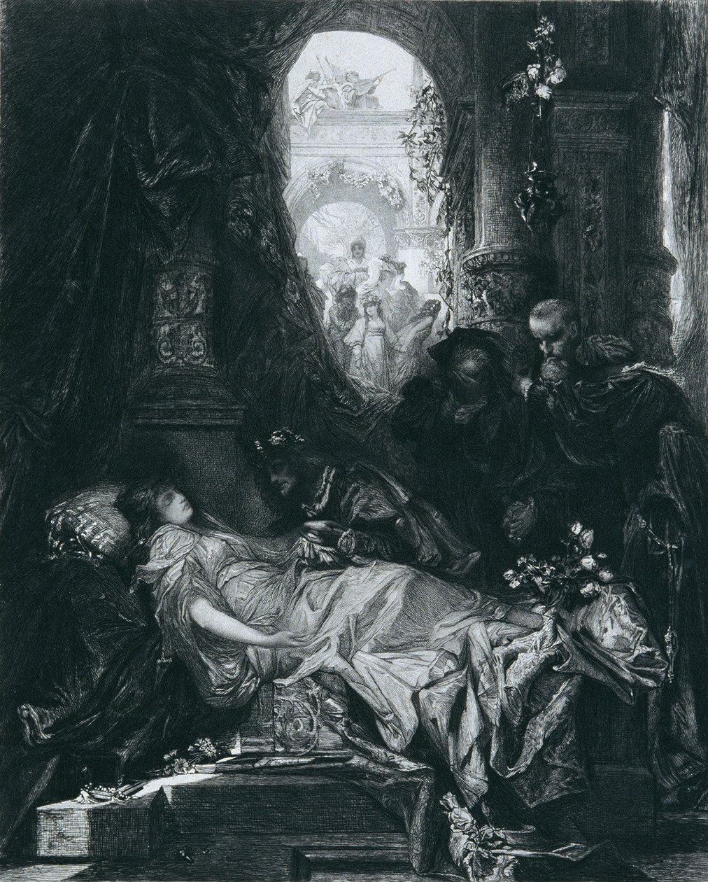 La fausse morte Julia Capulet - Johann Klaus