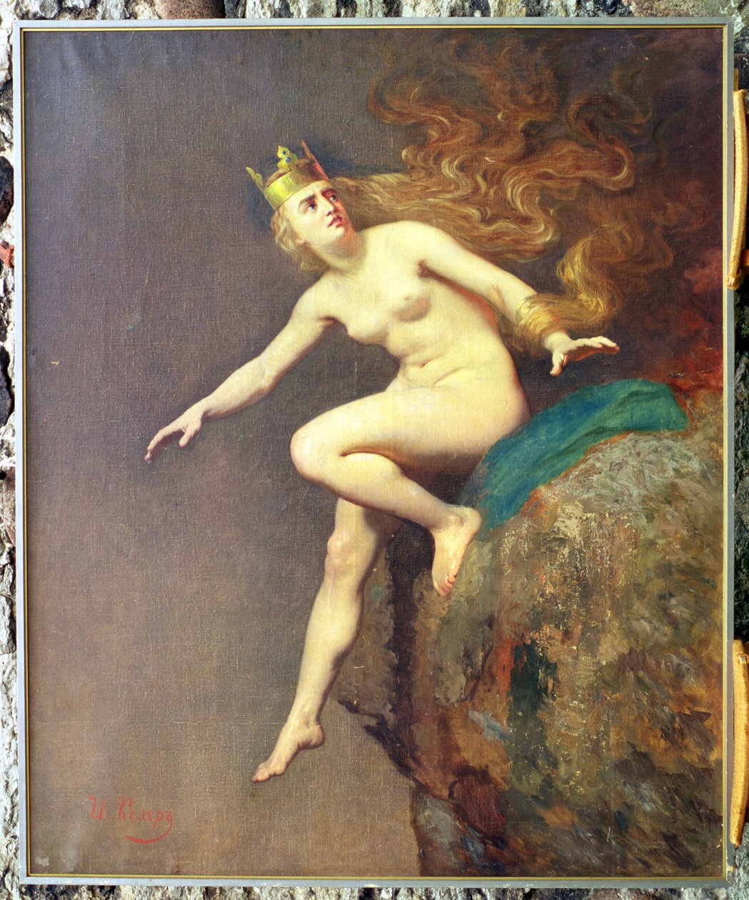 Lorelei, une étude pour la peinture L
