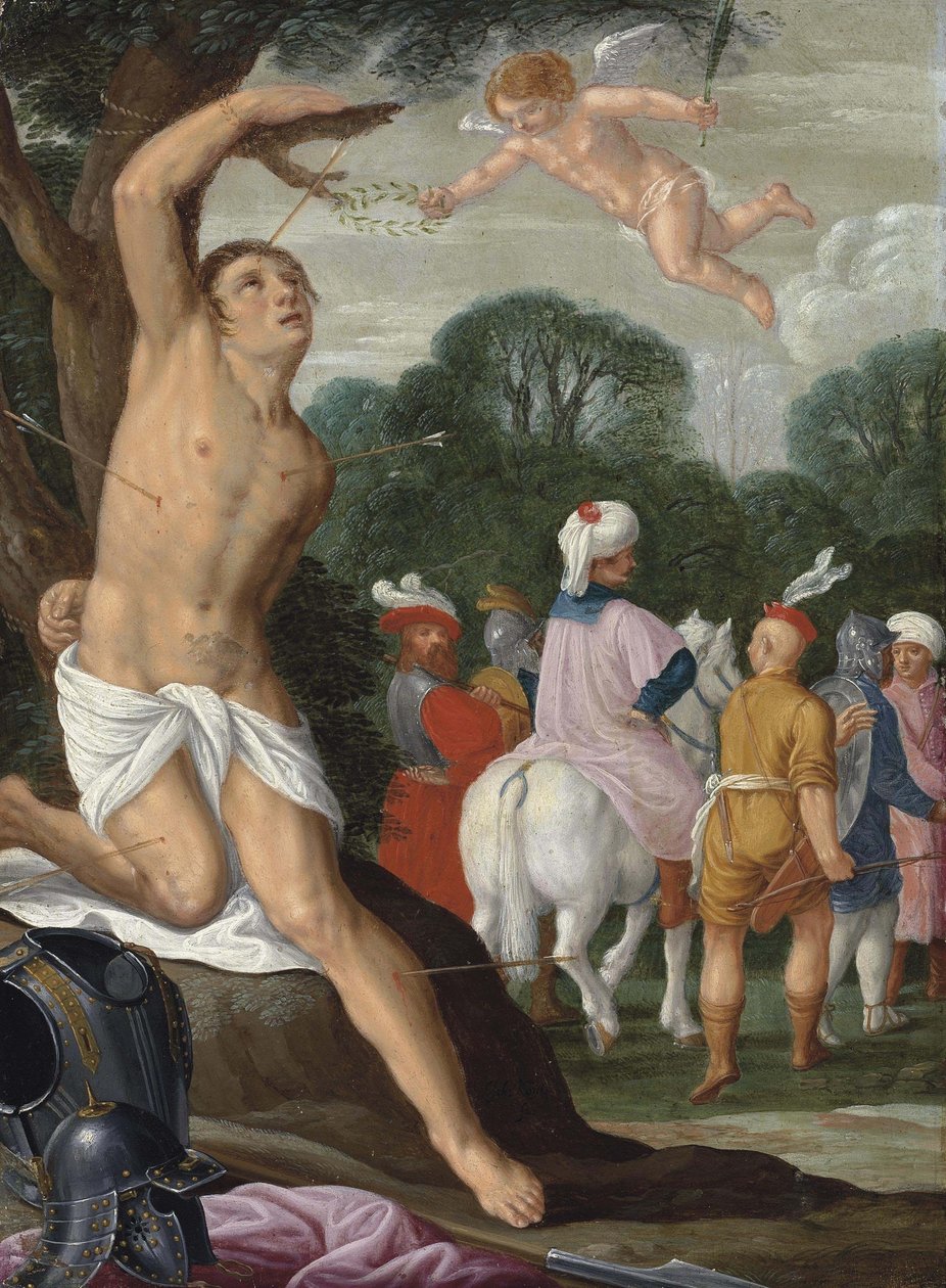 Le martyre de saint Sébastien - Johann König
