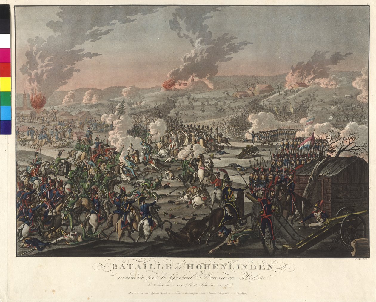 Bataille de Hohenlinden le 3 décembre 1800 - Johann Lorenz Rugendas