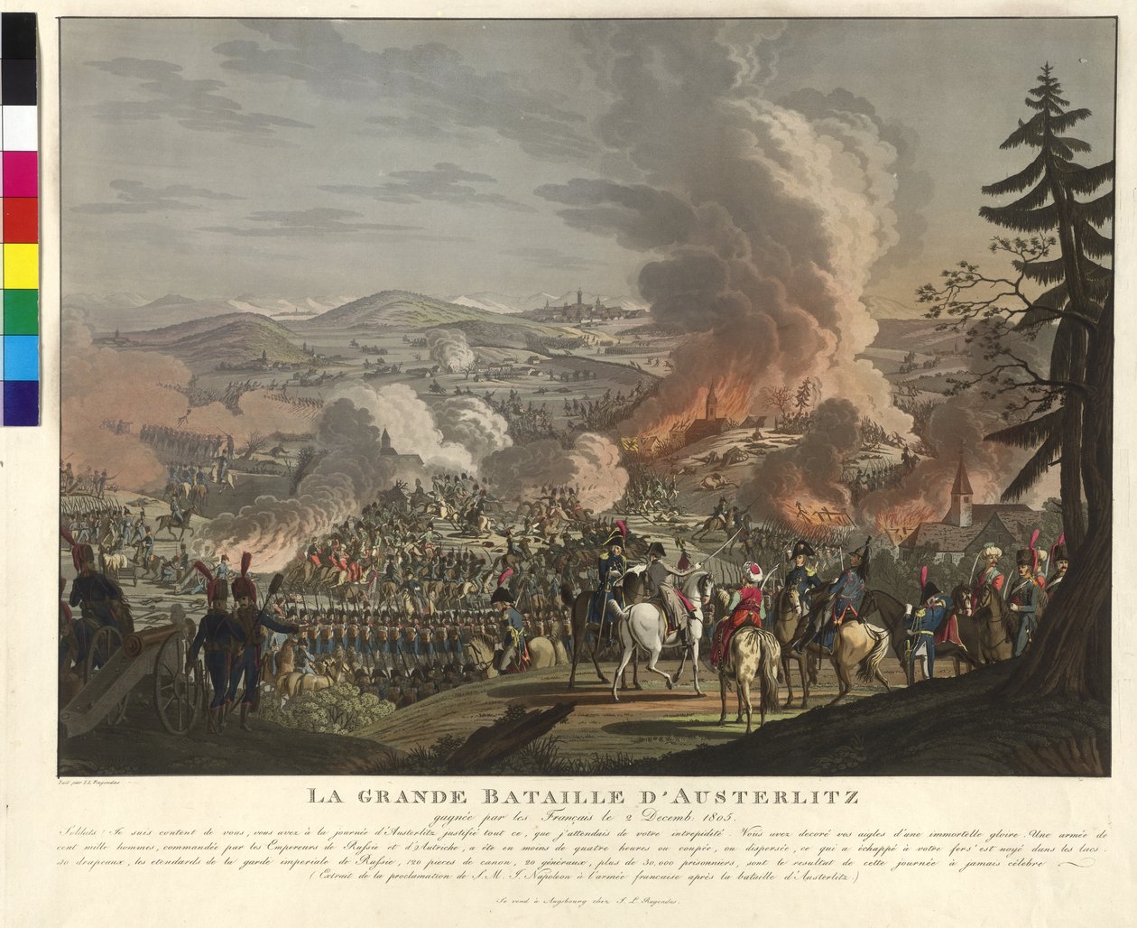 Bataille de Slavkov u Brna le 2 décembre 1805 - Johann Lorenz Rugendas