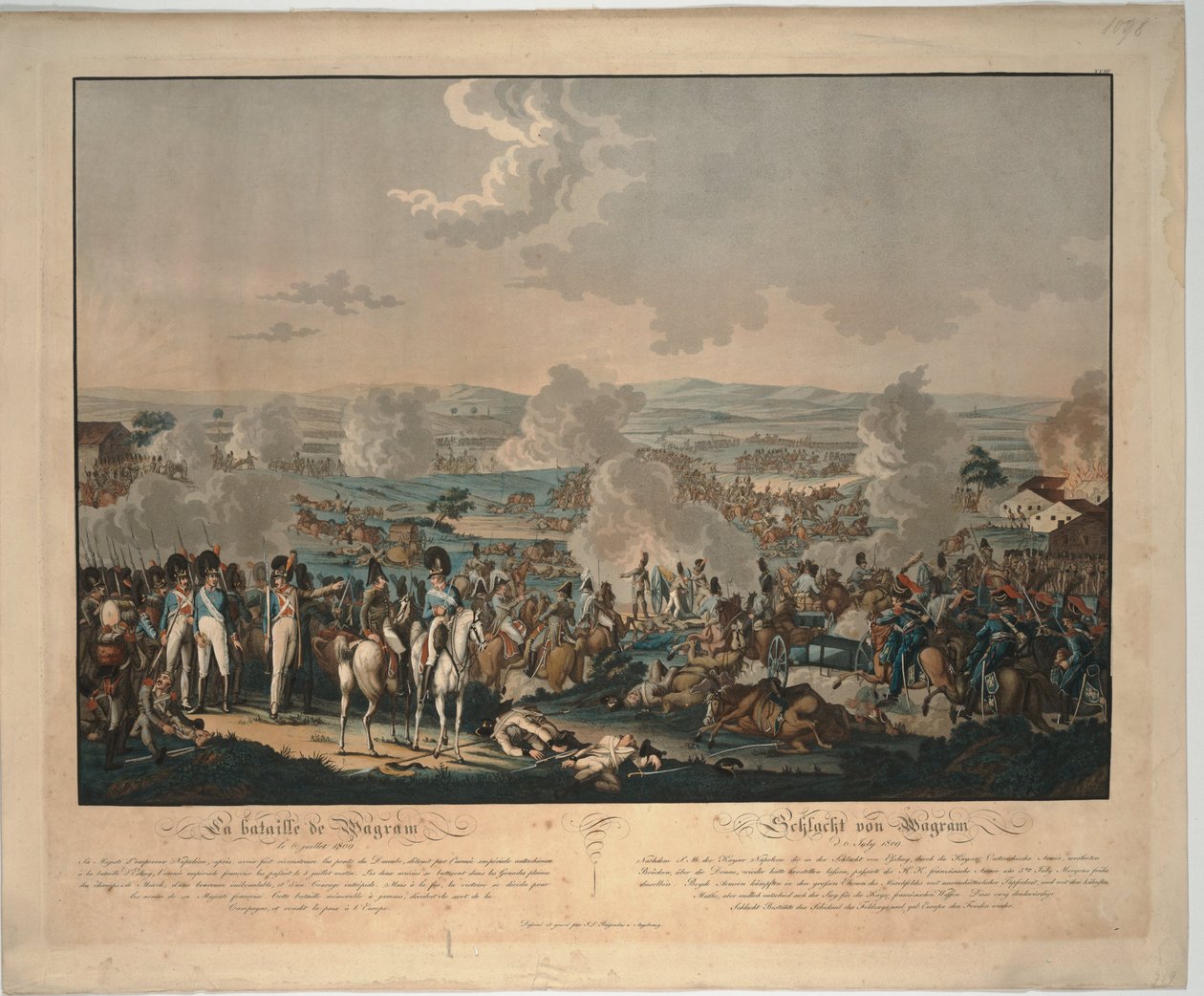 La Bataille de Wagram - Johann Lorenz Rugendas the Younger