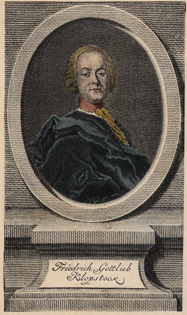 Friedrich Gottlieb Klopstock (1724-1803), poète allemand - Johann Martin Bernigeroth