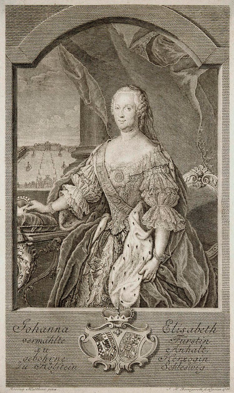 Portrait de Johanna-Elizabeth, électrice d