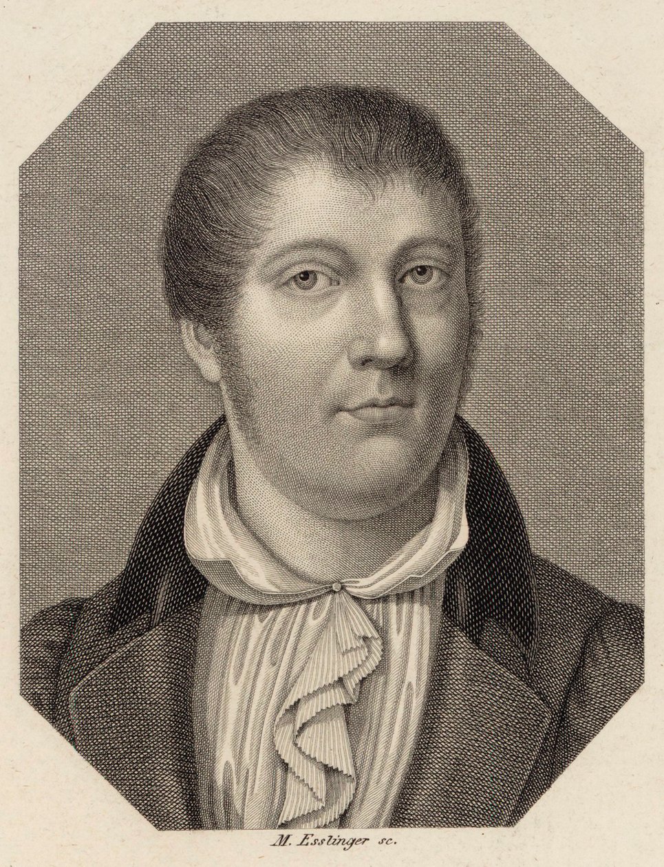 Portrait du violoniste et compositeur Louis Spohr 1784-1859, 1820 - Johann Martin Esslinger
