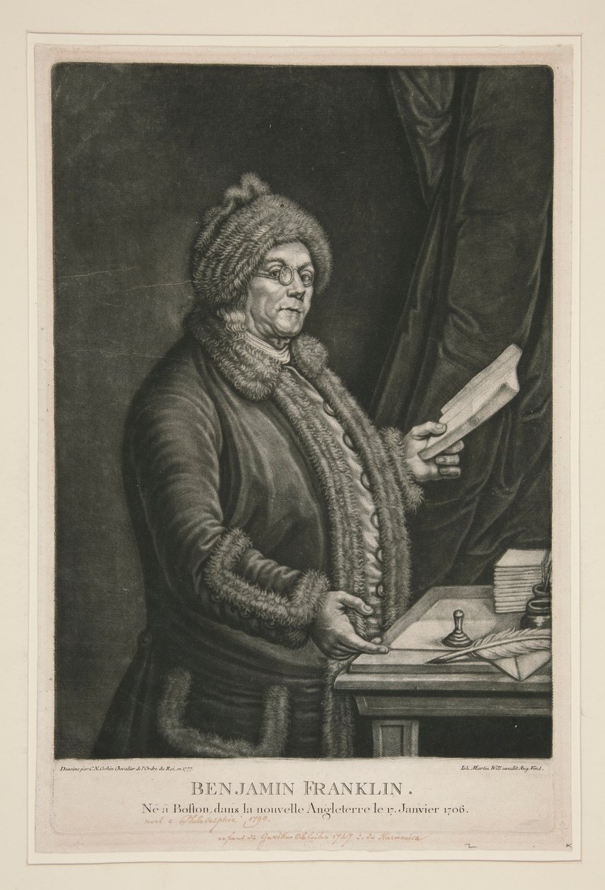 Benjamin Franklin - Johann Martin Will