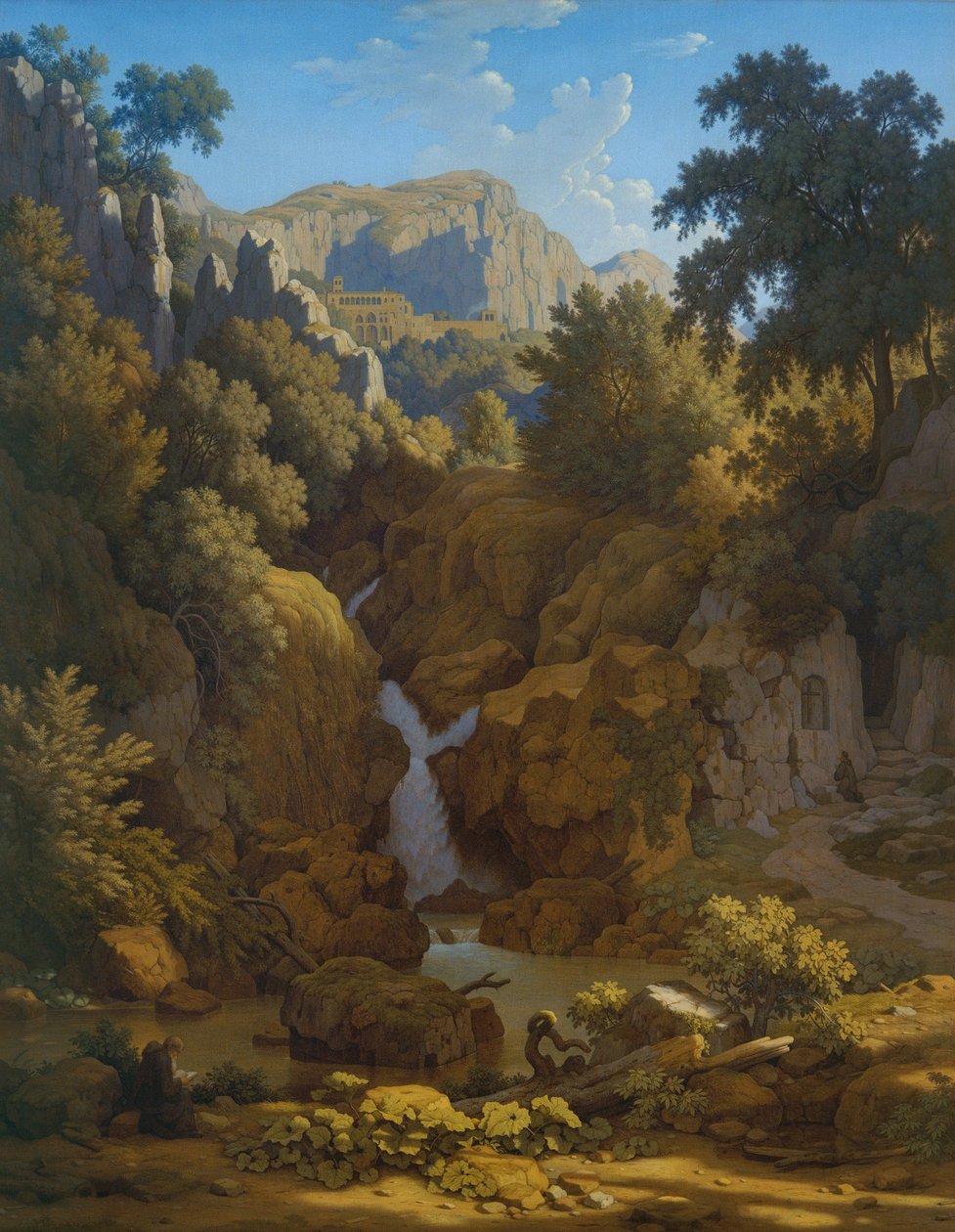 À Subiaco - Johann Martin von Rohden