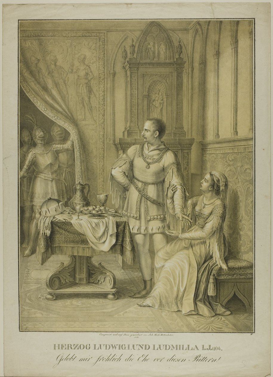 Duc Louis Ier et Ludmilla - Johann Michael Mettenleiter