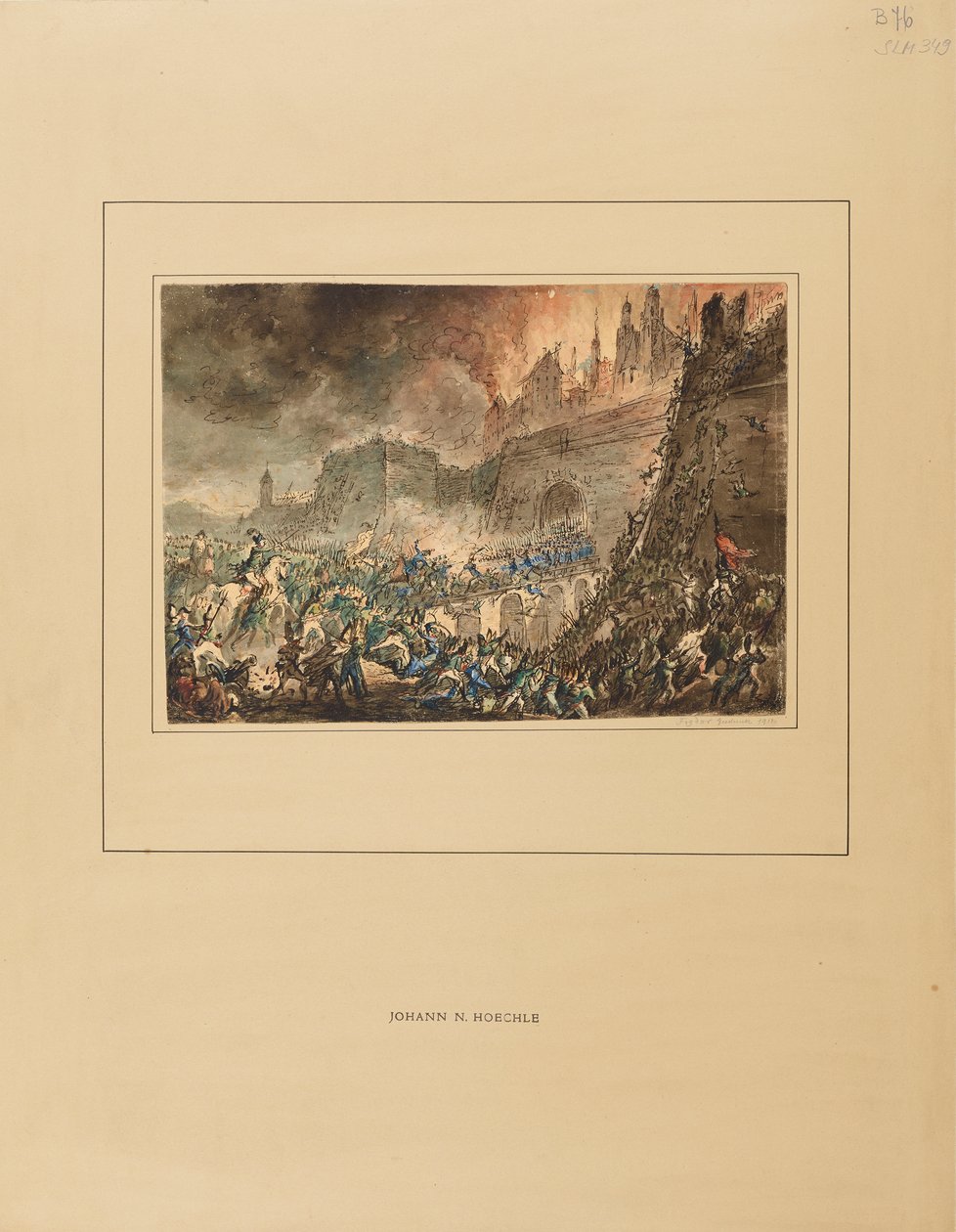 Assaut de Vienne par la porte Stubentor par l