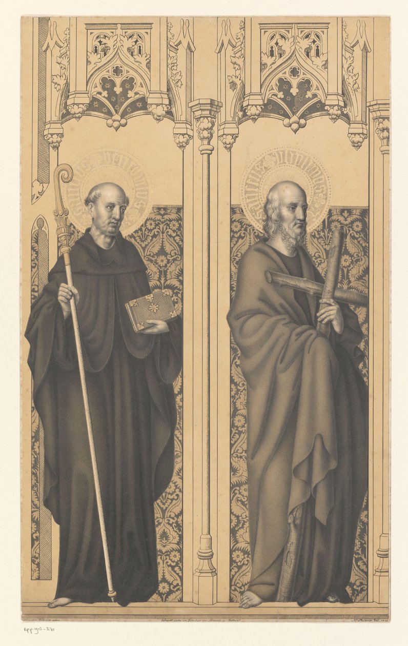 Saint Benoît et Philippe (Galerie des Frères Boisserée) - Johann Nepomuk Strixner