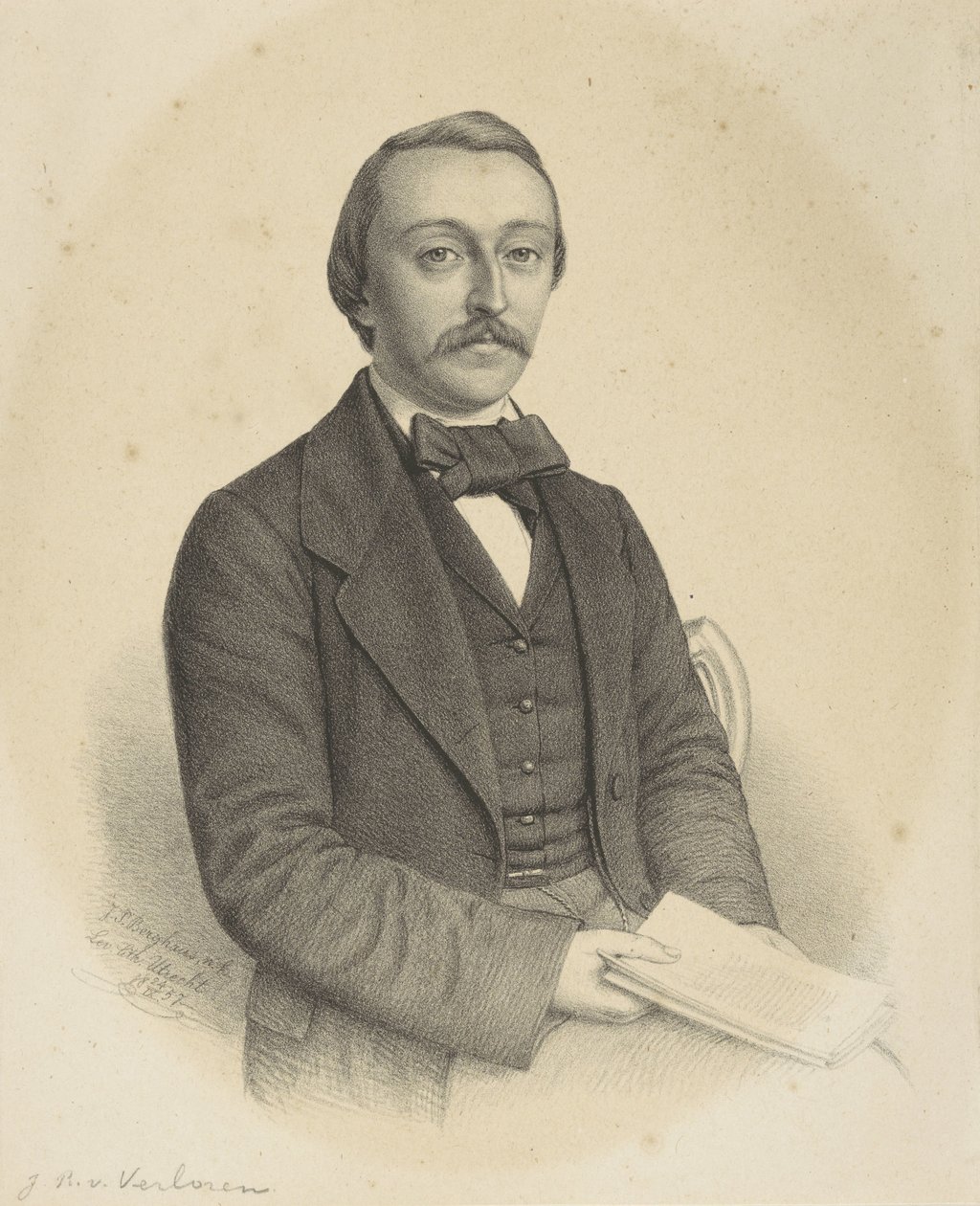 Portrait d'un homme inconnu | Johann Peter Berghaus