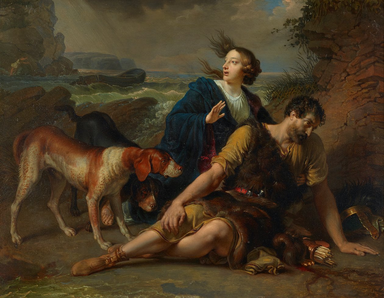 Arindal et Daura - Johann Peter Krafft