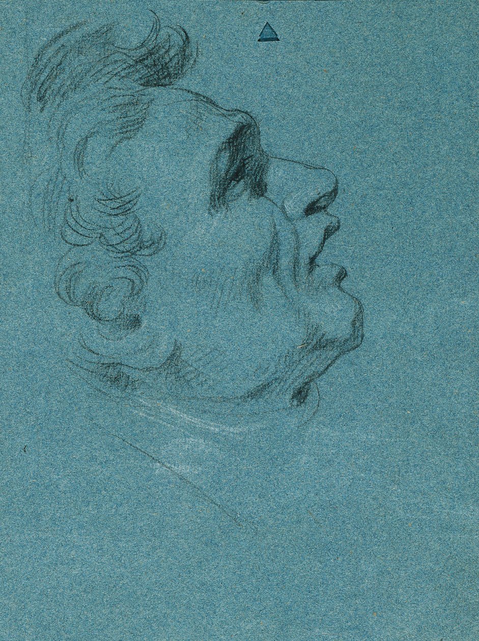 Étude de tête pour les fresques du Hofburg - Johann Peter Krafft
