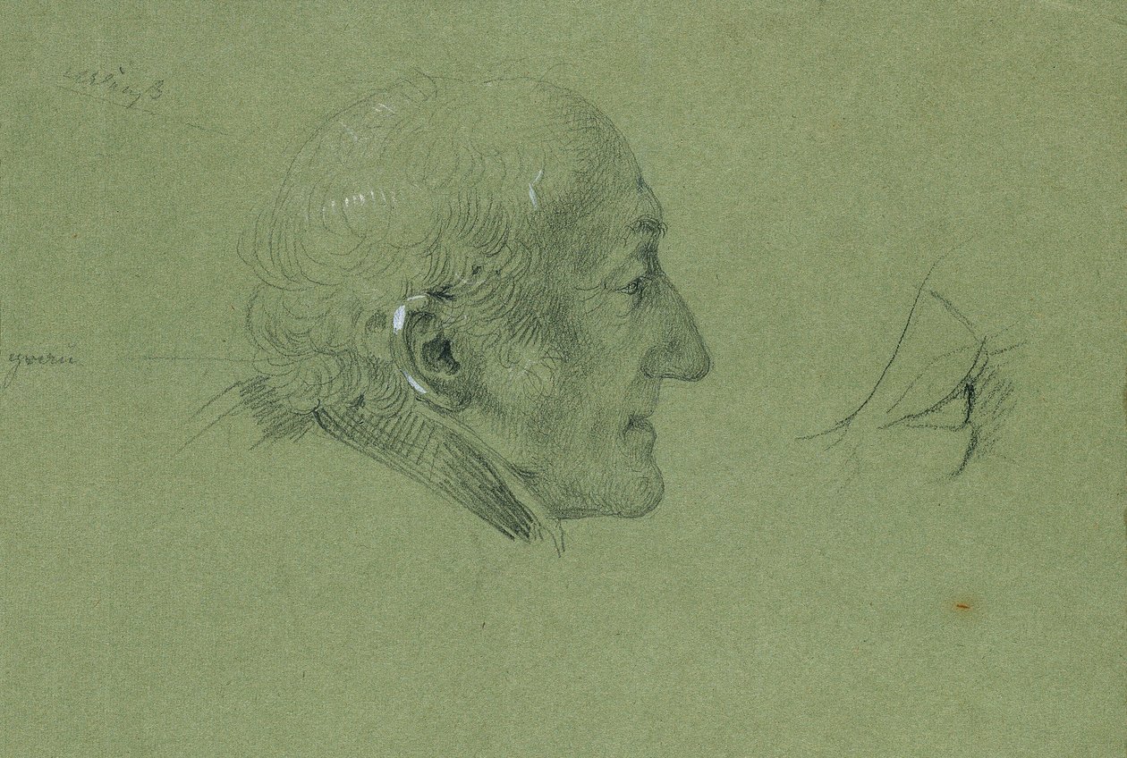 Étude de portrait pour "Le retour du soldat de la milice" (1820) - Johann Peter Krafft