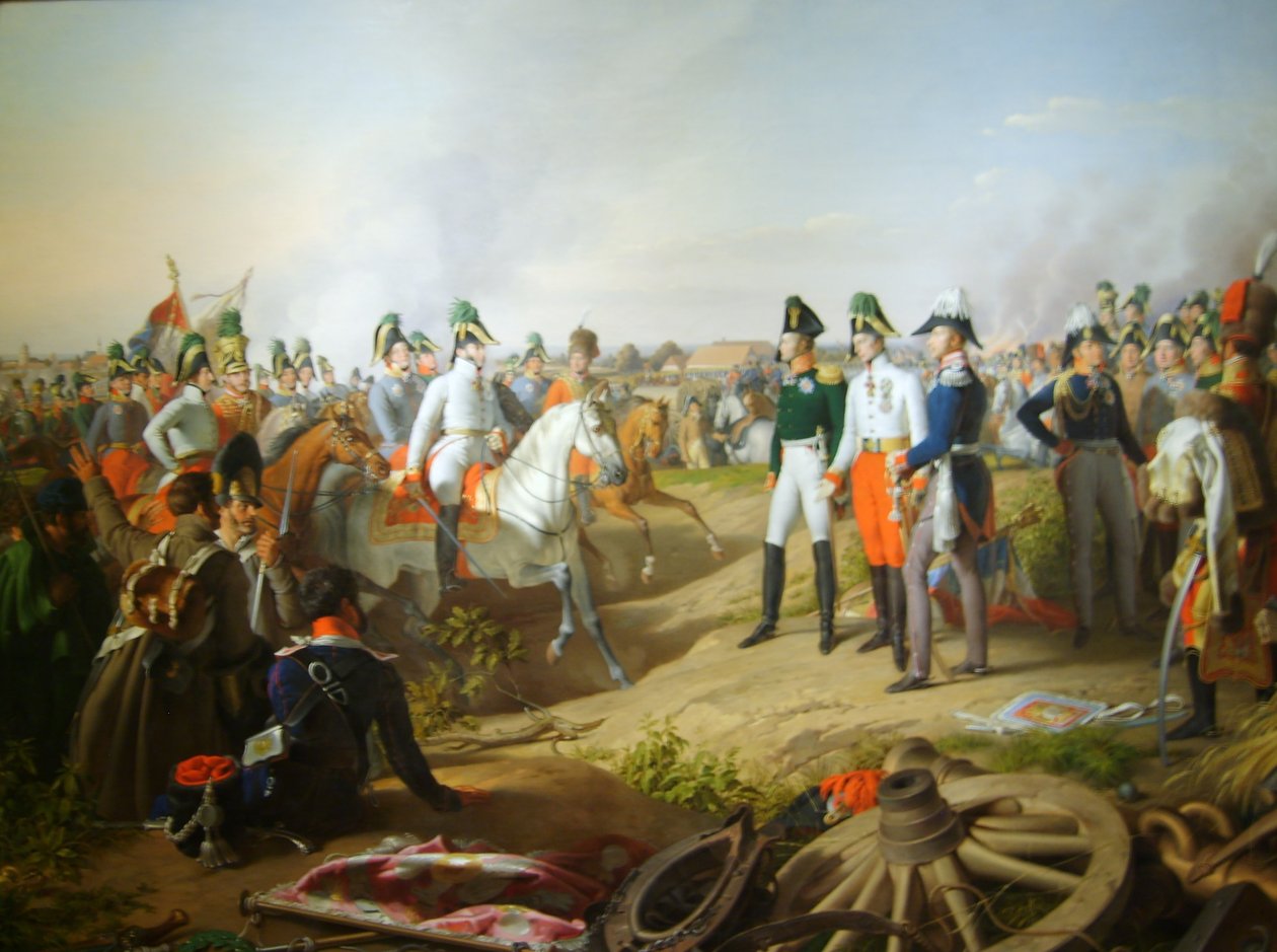 Déclaration de victoire après la bataille de Leipzig, 1813 - Johann Peter Krafft