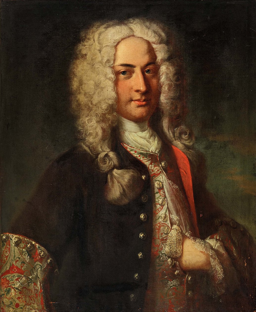 Portrait of Niklaus Sigmund Steiger - Johann Rudolf Huber