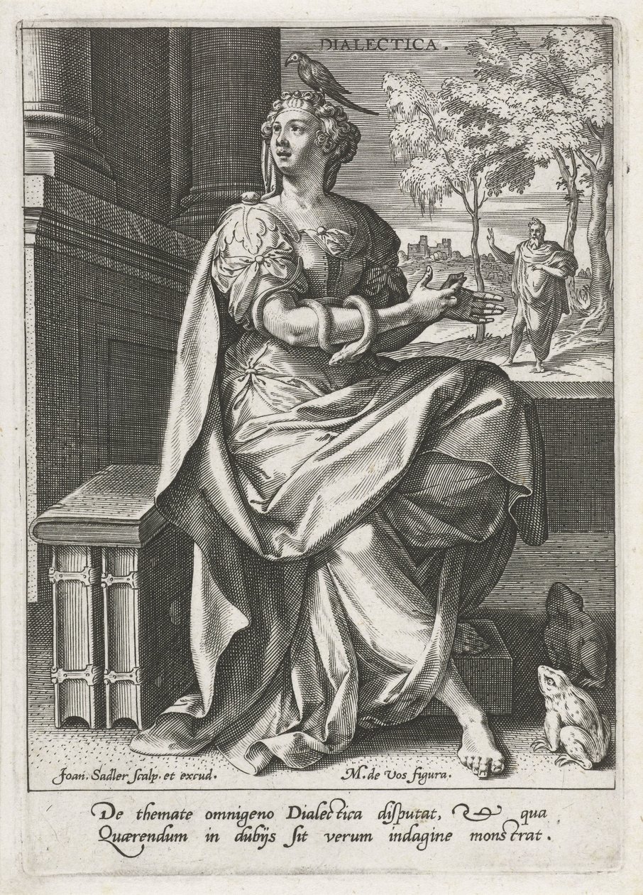 Dialectique (Les sept arts libéraux) - Johann Sadeler (I)