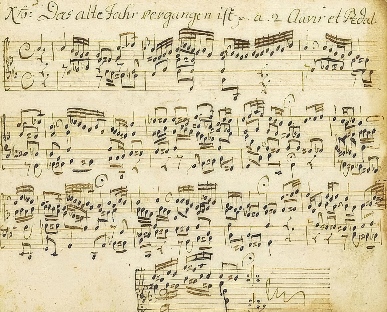 Prélude de choral pour orgue. Du petit livre d