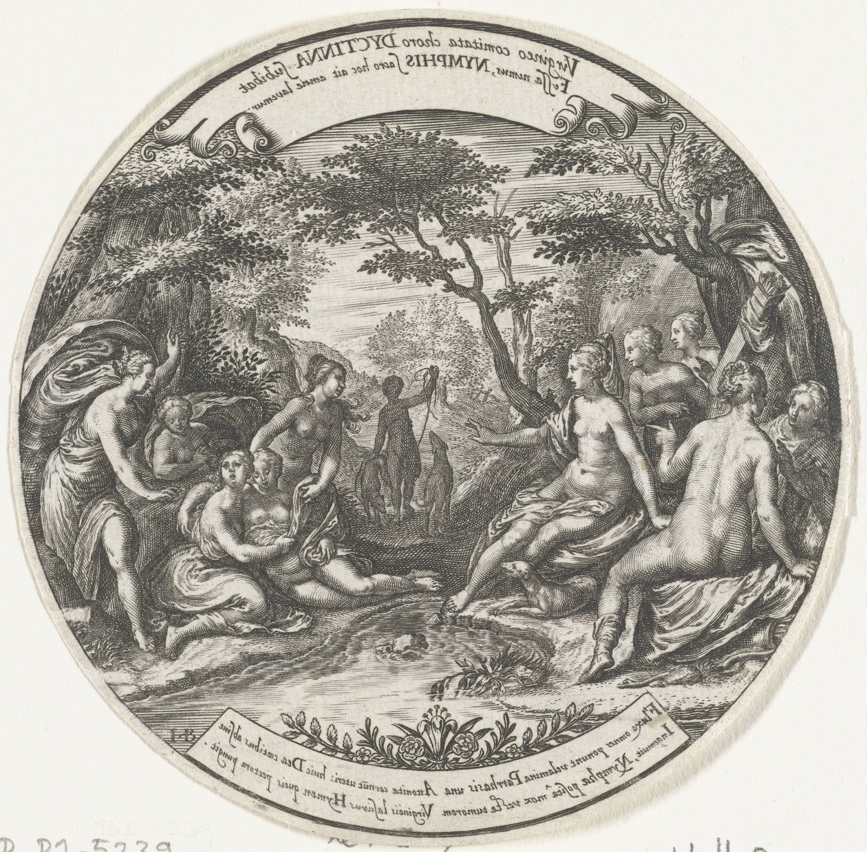 Diane découvre la grossesse de Callisto - Johann Theodor de Bry