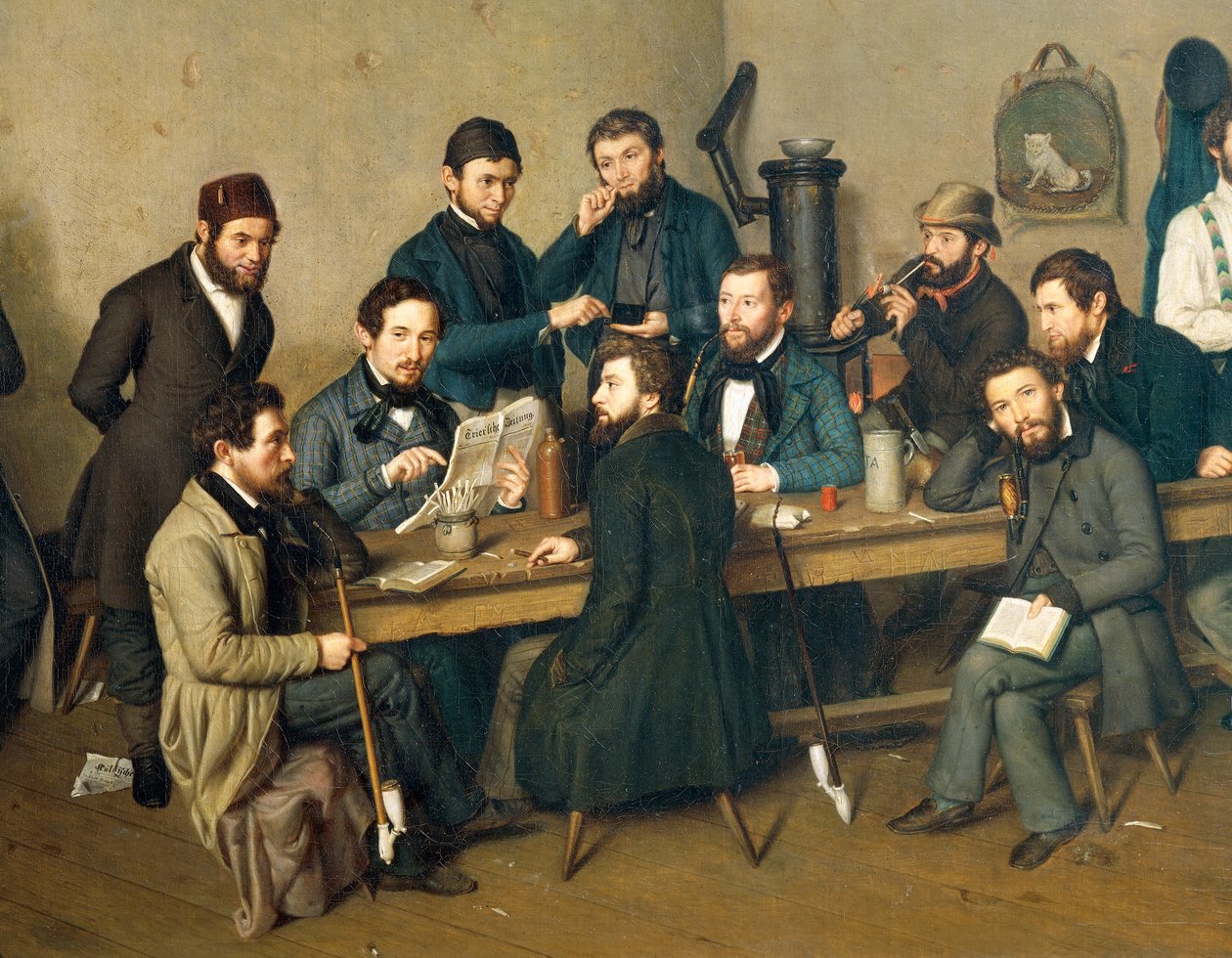 Révolutionnaires arrêtés à Trèves (détail) - Johann Velten