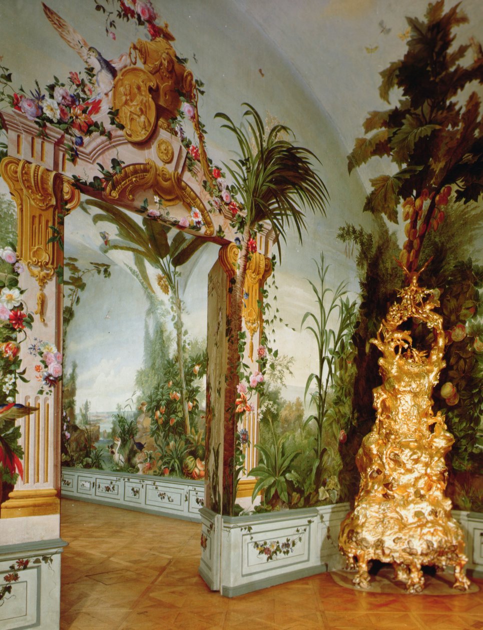 Les appartements Bergl : décoration trompe-l