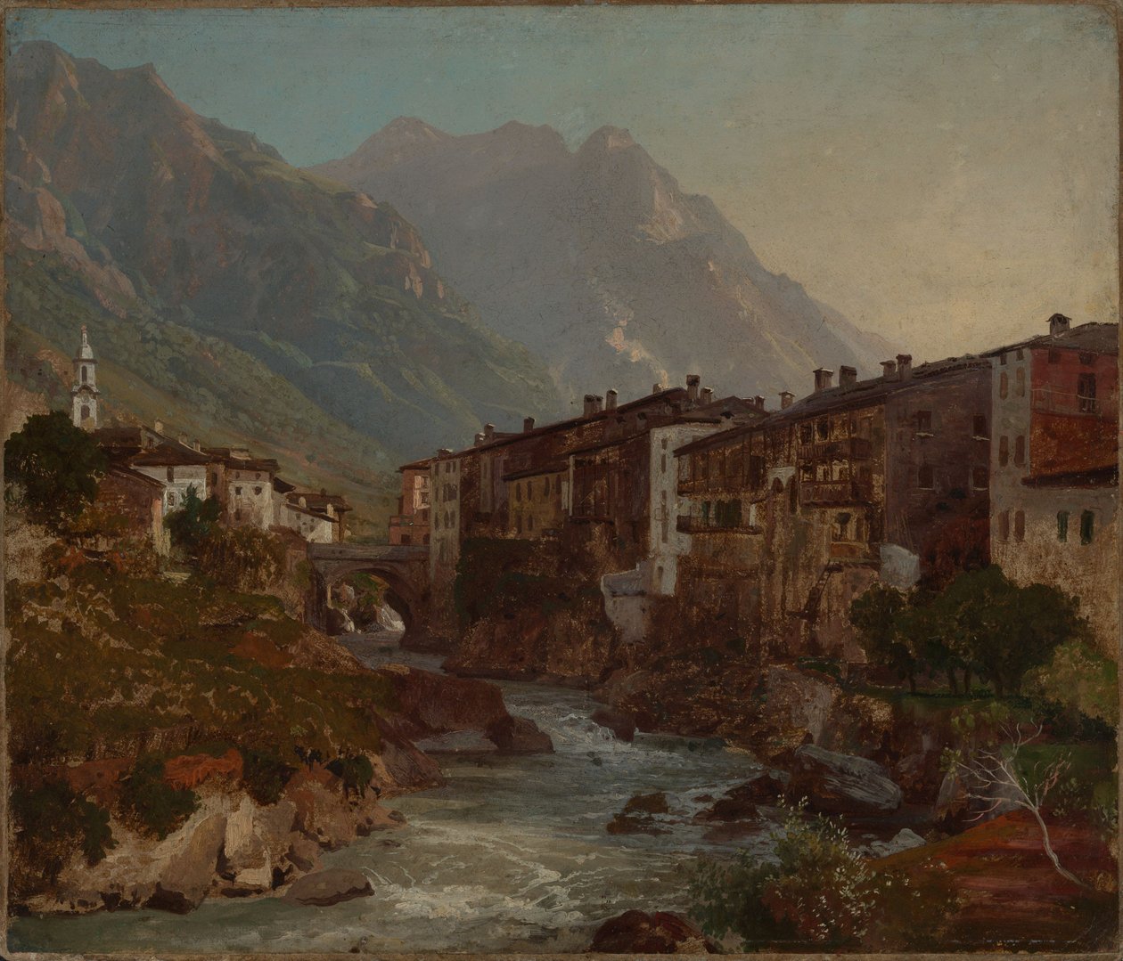 Vue de Chiavenna - Johann Wilhelm Schirmer