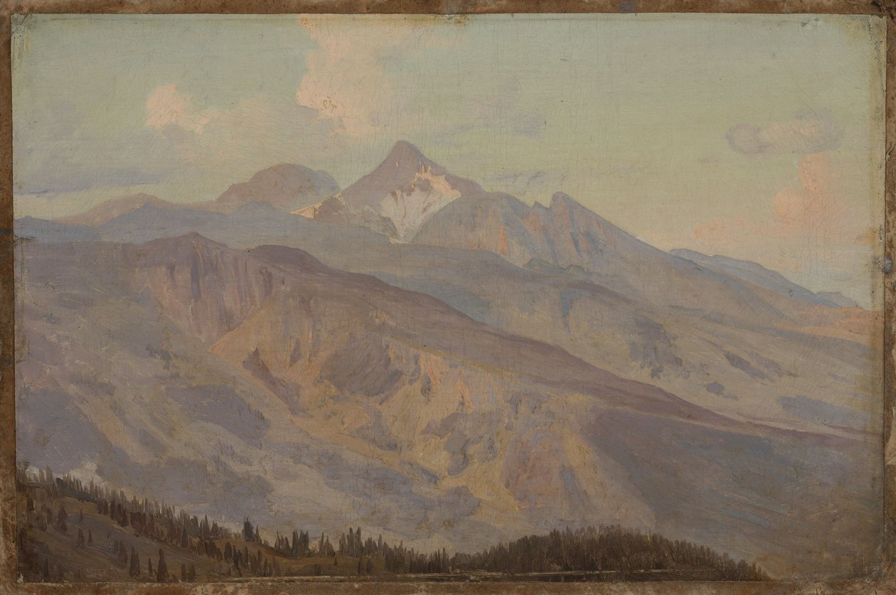 Vue sur des montagnes - Johann Wilhelm Schirmer