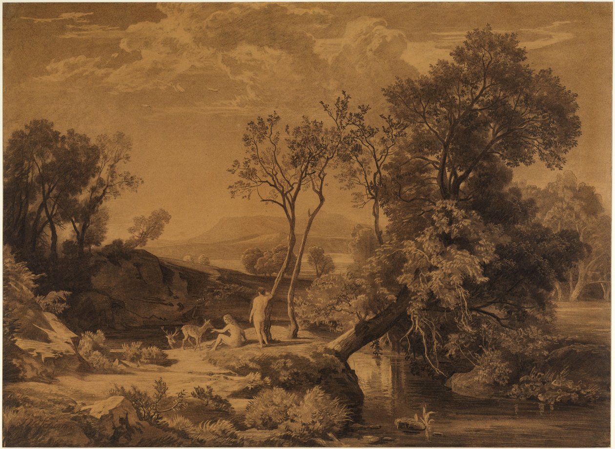 Le paradis comme un matin de printemps (Au paradis I) - Johann Wilhelm Schirmer