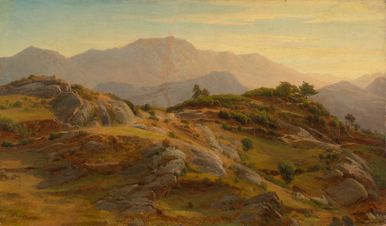 Paysage près de Civitella - Johann Wilhelm Schirmer