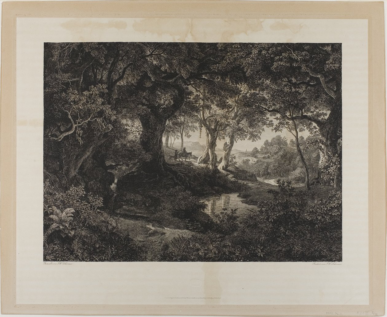 Le grand paysage italien - Johann Wilhelm Schirmer