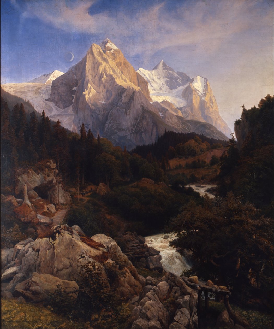 The Wetterhorn - Johann Wilhelm Schirmer