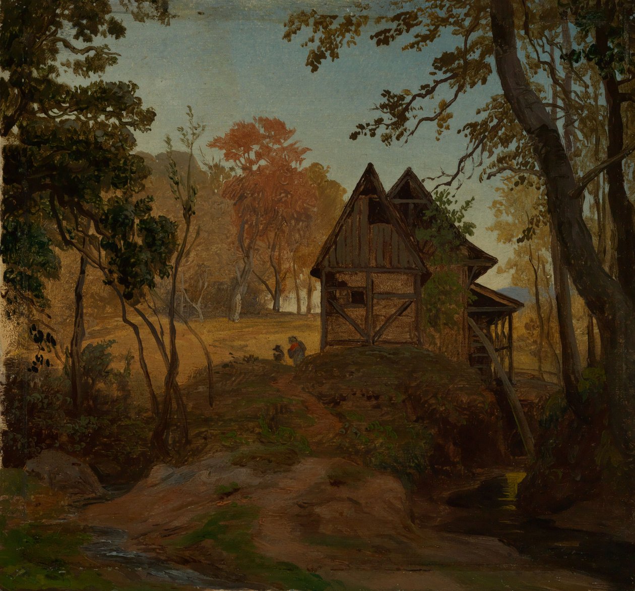Moulin à eau - Johann Wilhelm Schirmer