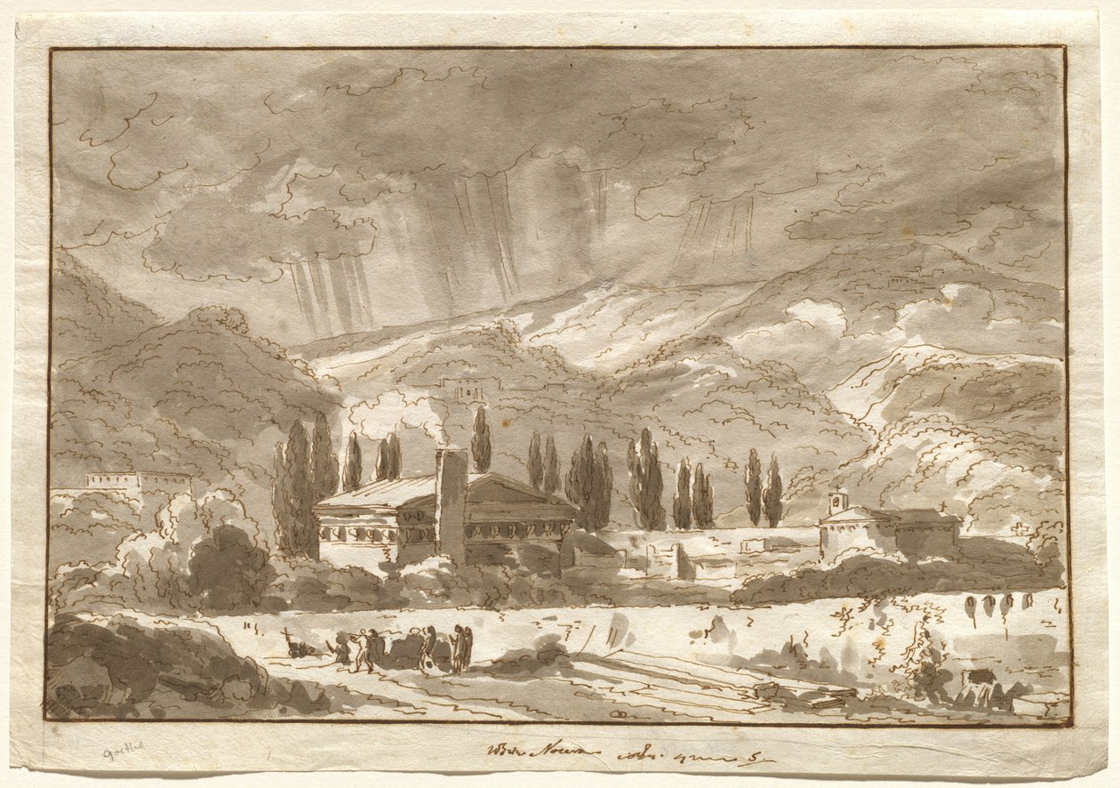 Une tempête sur les montagnes près de Nocera - Johann Wolfgang von Goethe