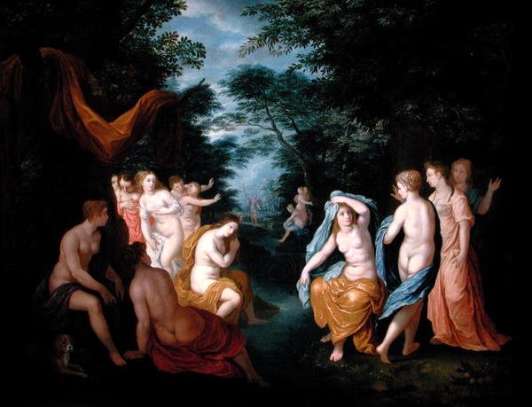 Diane et Actéon - Johann or Hans (attr.to) Konig