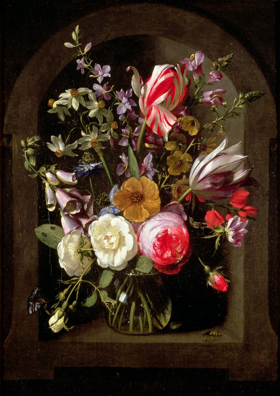 Roses, tulipes et autres fleurs - Johannes Antonius van der Baren