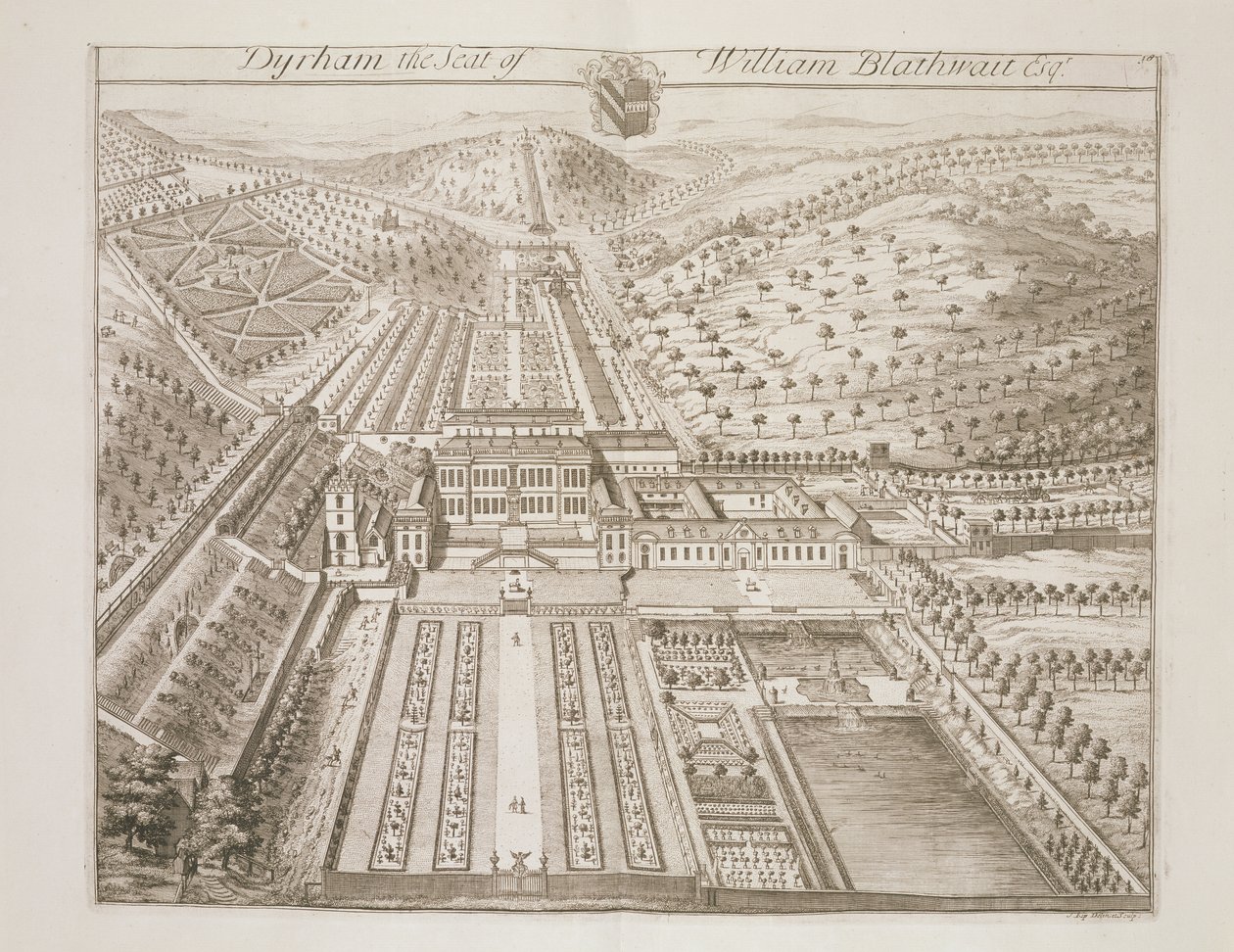 Dyrham Park, la Demeure de William Blathwayt (c.1649-1717) - Johannes Kip