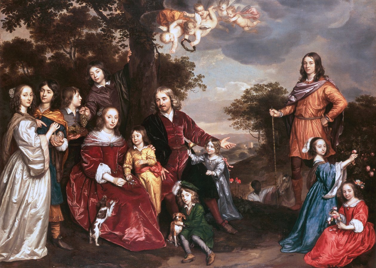 Willem van den Kerckhoven et famille - Johannes Mytens