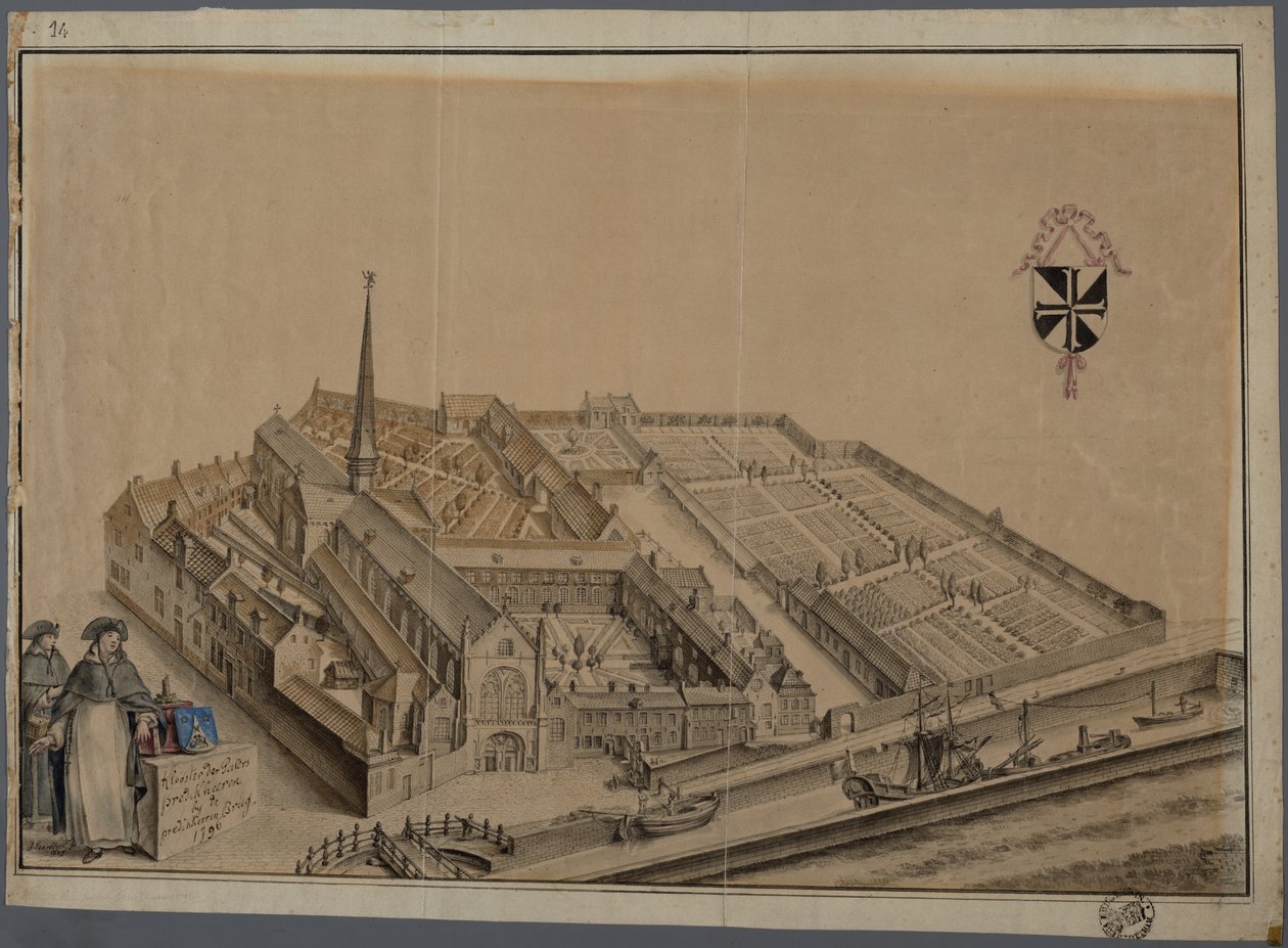 Monastère des Prêcheurs à Bruges - Johannes Beerblock