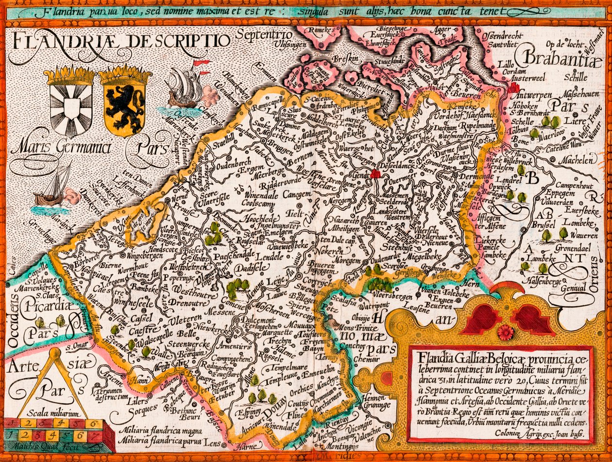 Carte des Flandres, d